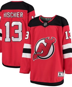 Nico Hischier New Jersey Devils Home Premier Jersey - Red Nhl