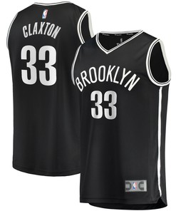 Nicolas Claxton Brooklyn Nets Fanatics Branded Fast Break Player Jersey - Icon Edition - Black Nba