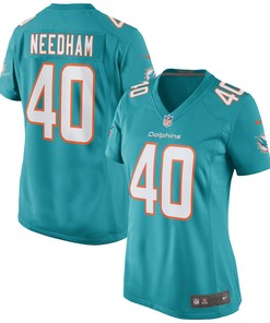Nik Needham Miami Dolphins Womens Game Jersey - Aqua Nfl