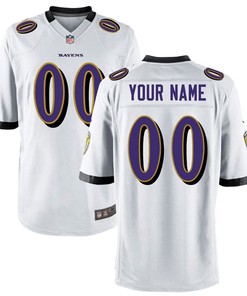 Nike Baltimore Ravens Custom Youth Game Jersey