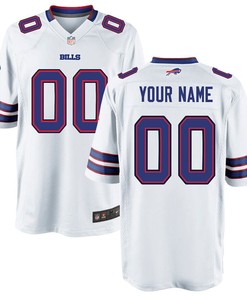 Nike Mens Buffalo Bills Customized Game White Jersey