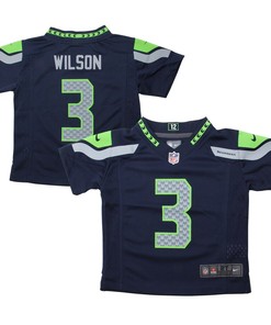 Nike Russell Wilson Seattle Seahawks Toddler Game Jersey - College Navy