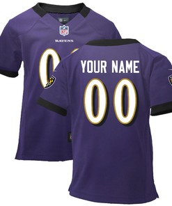 Nike Toddler Baltimore Ravens Customized Team Color Game Jersey