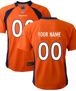 Nike Toddler Denver Broncos Customized Team Color Game Jersey