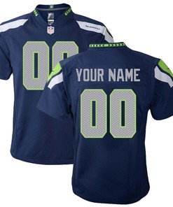Nike Toddler Seattle Seahawks Customized Team Color Game Jersey