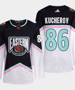 Nikita Kucherov 86 Lightning 2023 All-Star Eastern Conference Black Jersey