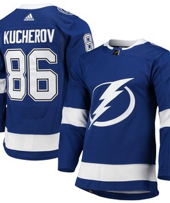 Nikita Kucherov Tampa Bay Lightning Adidas Home Primegreen Authentic Pro Player Jersey - Blue Nhl