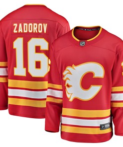 Nikita Zadorov Calgary Flames Fanatics Branded Home Breakaway Player Jersey - Red Nhl