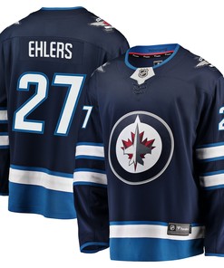 Nikolaj Ehlers Winnipeg Jets Fanatics Branded Breakaway Replica Jersey - Navy Nhl