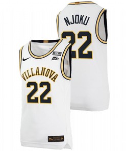Nnanna Njoku 22 White Villanova Wildcats College Basketball Throwback Jersey
