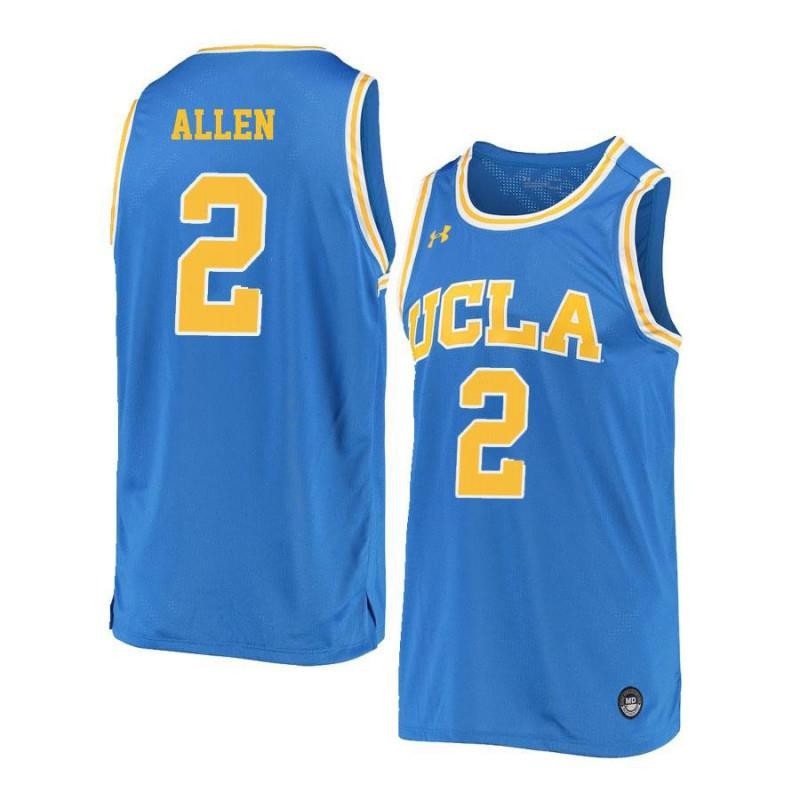 Noah Allen 2 UCLA Bruins Retro Elite Basketball Men Jersey - Blue