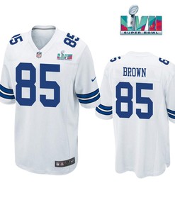 Noah Brown 85 Dallas Cowboys Super Bowl LVII Super Bowl LVII White Men Game Jersey
