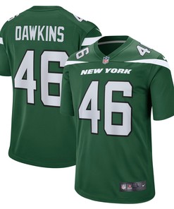 Noah Dawkins New York Jets Team Game Jersey - Gotham Green Nfl