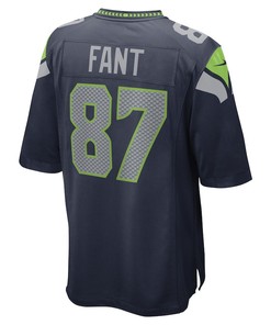 Noah Fant Seattle Seahawks Game Player Jersey - College Navy