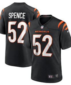 Noah Spence Cincinnati Bengals Game Jersey - Black Nfl
