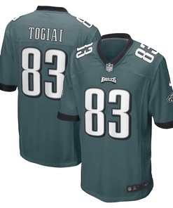 Noah Togiai Philadelphia Eagles Game Player Jersey - Midnight Green