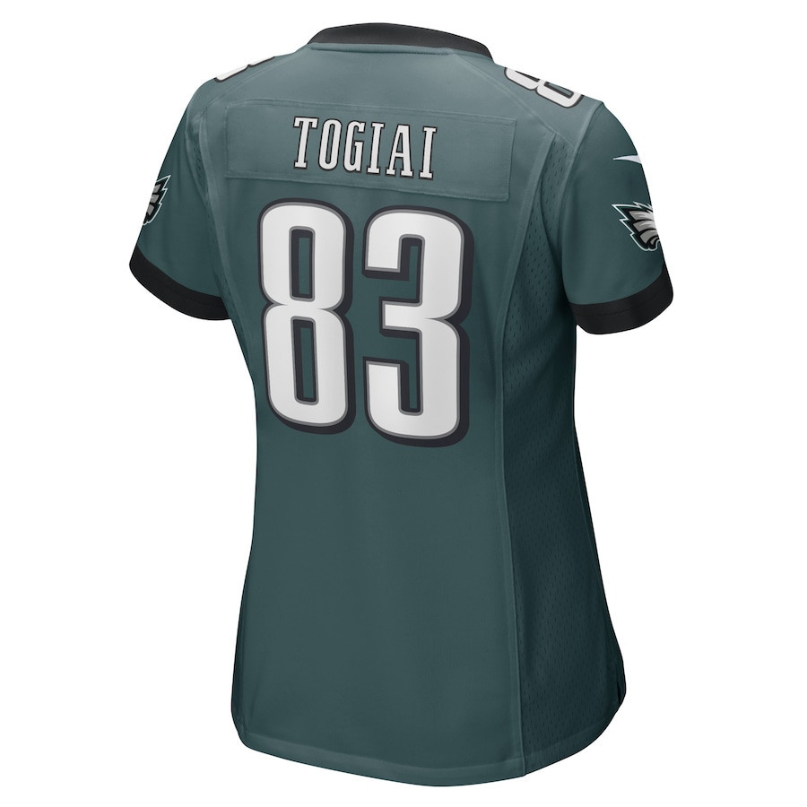 Noah Togiai Philadelphia Eagles Women's Game Player Jersey - Midnight Green