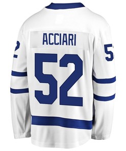 Noel Acciari 52 Toronto Maple Leafs Stanley Cup 2023 Playoffs Patch Away Breakaway Men Jersey - White