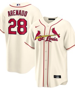 Nolan Arenado St. Louis Cardinals Alternate Official Replica Player Jersey - Cream Mlb