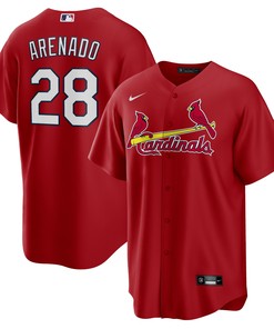 Nolan Arenado St. Louis Cardinals Alternate Official Replica Player Jersey - Red Mlb