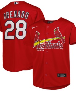 Nolan Arenado St Louis Cardinals Alternate Replica Player Jersey Red Mlb