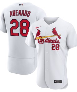 Nolan Arenado St Louis Cardinals Home Authentic Player Jersey White Mlb