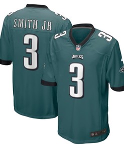 Nolan Smith Jr 3 Philadelphia Eagles 2023 NFL Draft Game Jersey - Midnight Green