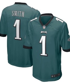 Nolan Smith Philadelphia Eagles 2023 NFL Draft First Round Pick Game Jersey - Midnight Green