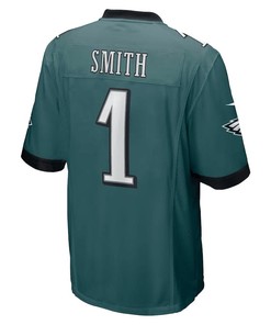 Nolan Smith Philadelphia Eagles 2023 NFL Draft First Round Pick Game Jersey - Midnight Green
