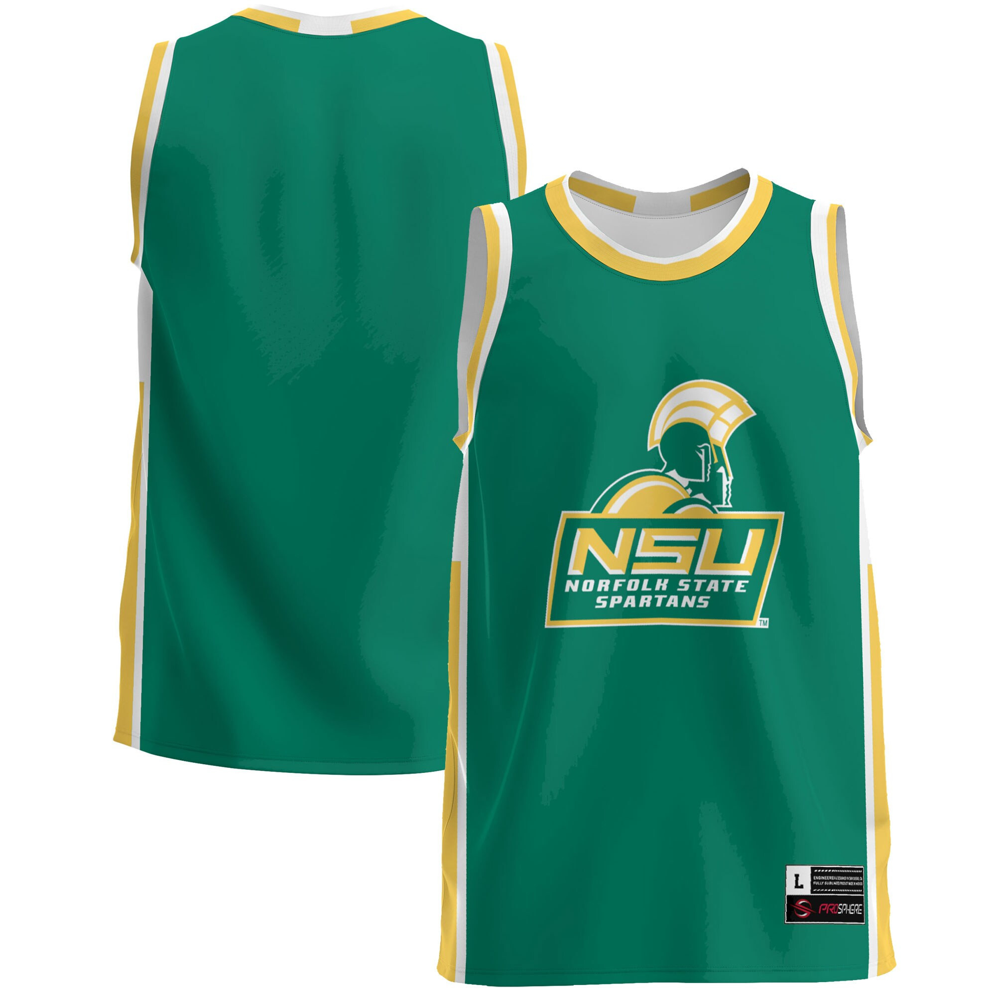 Norfolk State Spartans Basketball Jersey - Green Ncaa
