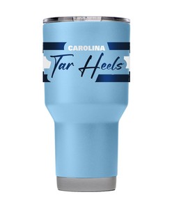 North Carolina Blue Script Tumbler - Perfect for North Carolina Fans