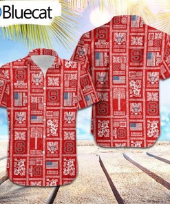 North Carolina State Wolfpack Summer Commemorative Hawaiian Shirt