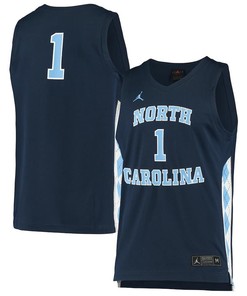 North Carolina Tar Heels 1 Basketball Men Jersey - Navy