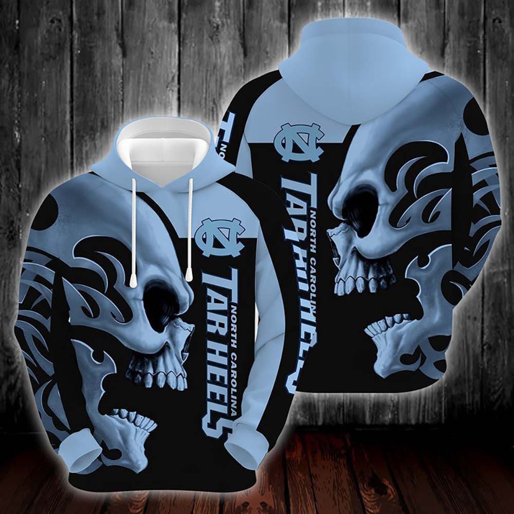 North Carolina Tar Heels 3D Hoodie for Men for Women