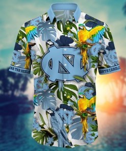 North Carolina Tar Heels NCAA Flower Hawaii Shirt For Fans Ver 1