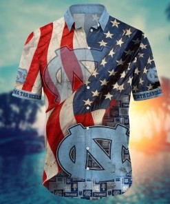 North Carolina Tar Heels NCAA Flower Hawaii Shirt For Fans Ver 10