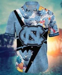 North Carolina Tar Heels NCAA Flower Hawaii Shirt For Fans Ver 11