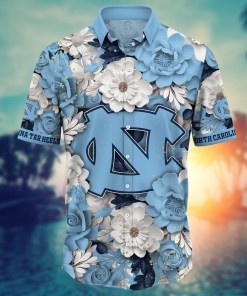 North Carolina Tar Heels NCAA Flower Hawaii Shirt For Fans Ver 12