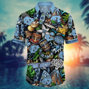 North Carolina Tar Heels NCAA Flower Hawaii Shirt For Fans Ver 16