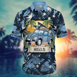 North Carolina Tar Heels NCAA Flower Hawaii Shirt For Fans Ver 2