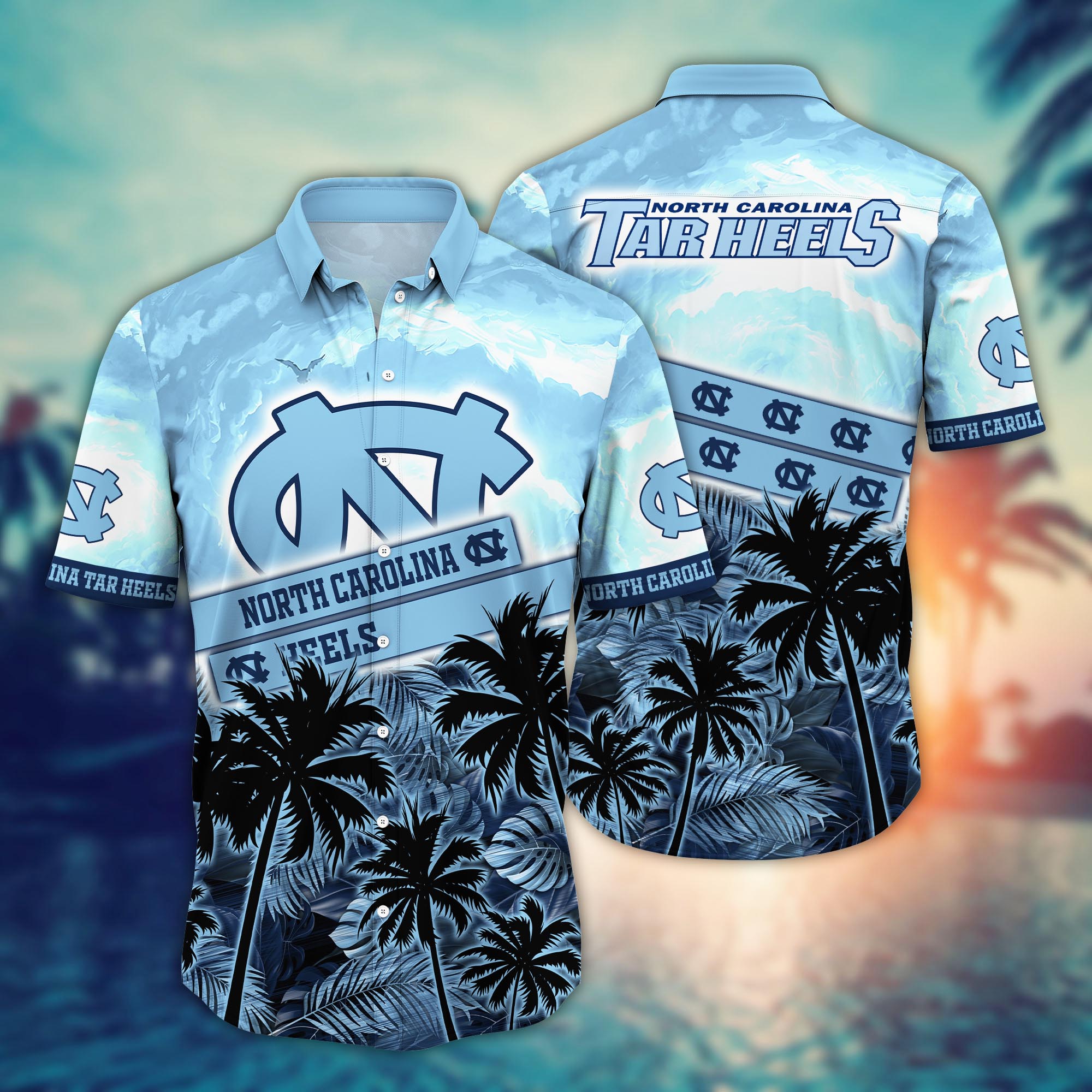 North Carolina Tar Heels NCAA Flower Hawaii Shirt For Fans Ver 22