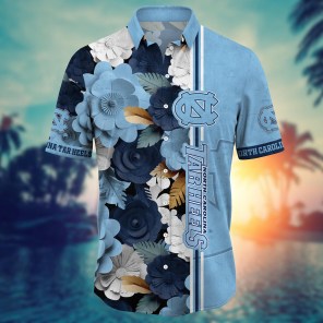 North Carolina Tar Heels NCAA Flower Hawaii Shirt For Fans Ver 23