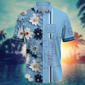 North Carolina Tar Heels NCAA Flower Hawaii Shirt For Fans Ver 24