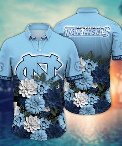North Carolina Tar Heels NCAA Flower Hawaii Shirt For Fans Ver 26