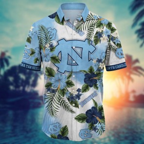 North Carolina Tar Heels NCAA Flower Hawaii Shirt For Fans Ver 28