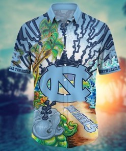 North Carolina Tar Heels NCAA Flower Hawaii Shirt For Fans Ver 3