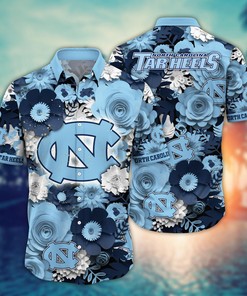 North Carolina Tar Heels NCAA Flower Hawaii Shirt For Fans Ver 35