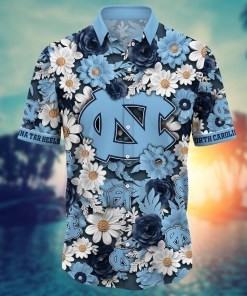 North Carolina Tar Heels NCAA Flower Hawaii Shirt For Fans Ver 4