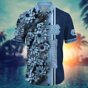 North Carolina Tar Heels NCAA Flower Hawaii Shirt For Fans Ver 5