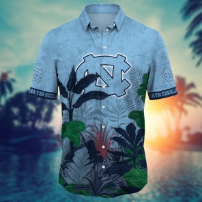 North Carolina Tar Heels NCAA Flower Hawaii Shirt For Fans Ver 6